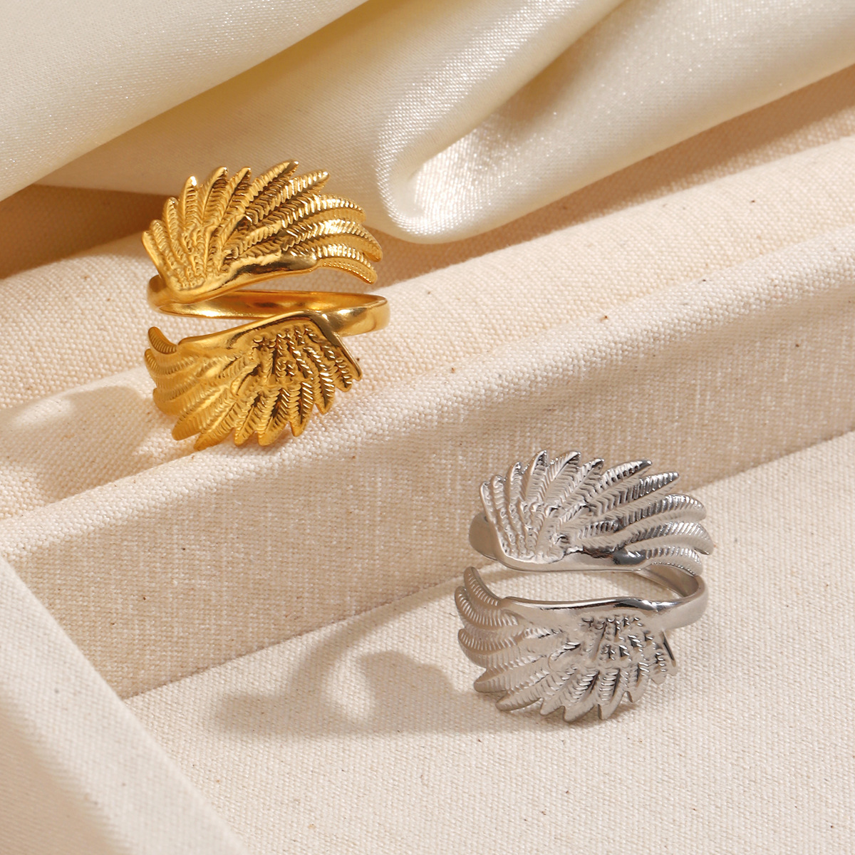 Bohemian Wing Design Open Ring, Perfect Gift for Her